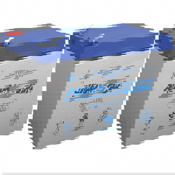 Rechargeable Lead Battery: 12V, Quick-Disconnect Terminal